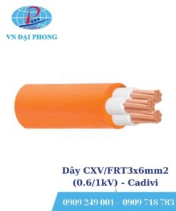 Dây cáp điện Cadivi CXV/FRT3x6mm2 (0.6/1kV)