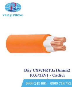Dây cáp điện Cadivi CXV/FRT3x16mm2 (0.6/1kV)