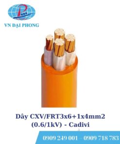 Dây cáp điện Cadivi CXV/FRT3x6+1x4mm2 (0.6/1kV)