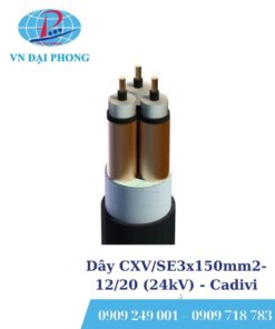Dây cáp điện Cadivi CXV/SE3x150mm2-12/20 (24kV)
