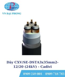 Dây cáp điện Cadivi CXV/SE-DSTA3x35mm2-12/20 (24kV)