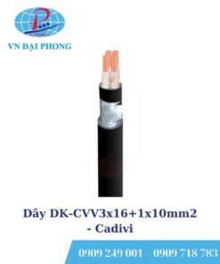 Dây cáp điện Cadivi DK-CVV3x16+1x10mm2 (0.6/1kV)