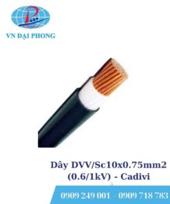 Dây cáp điện Cadivi DVV/Sc10x0.75mm2 (0.6/1kV)