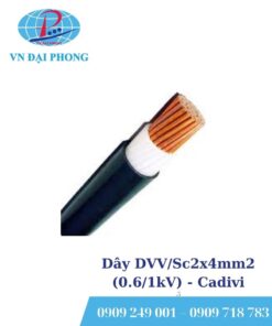 Dây cáp điện Cadivi DVV/Sc2x4mm2 (0.6/1kV)