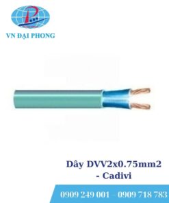 Dây cáp điện Cadivi DVV2x0.75mm2 (0.6/1kV)