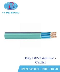 Dây cáp điện Cadivi DVV3x6mm2 (0.6/1kV)