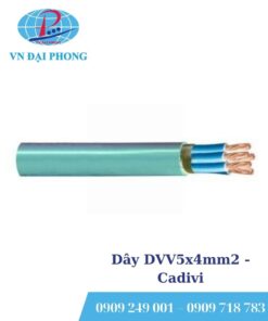Dây cáp điện Cadivi DVV5x4mm2 (0.6/1kV)