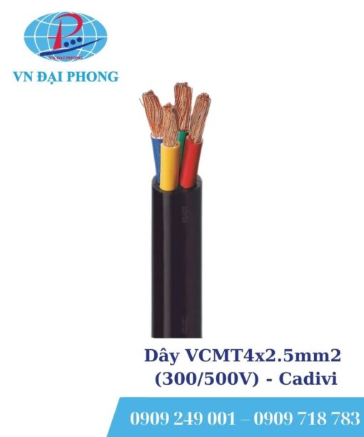 Dây cáp điện Cadivi VCMT4x2.5mm2 (300/500V)