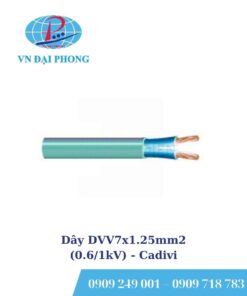 Dây cáp điện Cadivi DVV7x1.25mm2 (0.6/1kV)