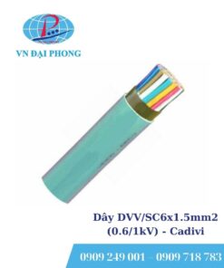 Dây cáp điện Cadivi DVV/SC6x1.5mm2 (0.6/1kV)