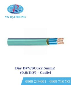 Dây cáp điện Cadivi DVV/SC6x2.5mm2 (0.6/1kV)