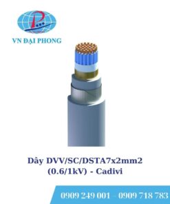 Dây cáp điện Cadivi DVV/SC/DSTA7x2mm2 (0.6/1kV)