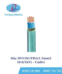 Dây cáp điện Cadivi DVV/SC/FR2x1.5mm2 (0.6/1kV)