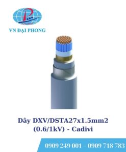 Dây cáp điện Cadivi DXV/DSTA27x1.5mm2 (0.6/1kV)