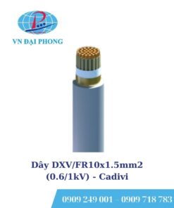 Dây cáp điện Cadivi DXV/FR10x1.5mm2 (0.6/1kV)