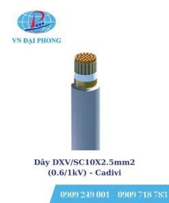 Dây cáp điện Cadivi DXV/SC10X2.5mm2 (0.6/1kV)