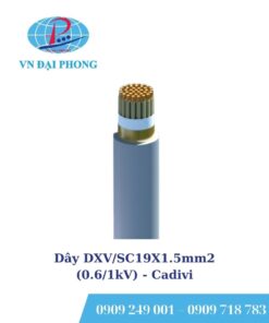 Dây cáp điện Cadivi DXV/SC19X1.5mm2 (0.6/1kV)