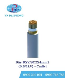 Dây cáp điện Cadivi DXV/SC2X4mm2 (0.6/1kV)