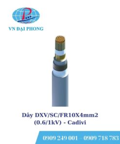 Dây cáp điện Cadivi DXV/SC/FR10X4mm2 (0.6/1kV)