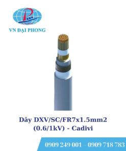 Dây cáp điện Cadivi DXV/SC/FR7x1.5mm2 (0.6/1kV)