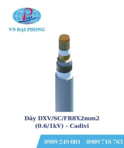 Dây cáp điện Cadivi DXV/SC/FR8X2mm2 (0.6/1kV)