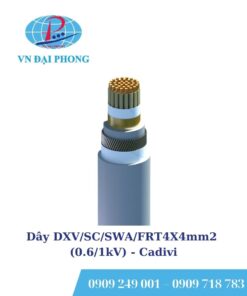 Dây cáp điện Cadivi DXV/SC/SWA/FRT4X4mm2 (0.6/1kV)