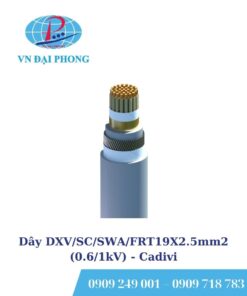 Dây cáp điện Cadivi DXV/SC/SWA/FRT19X2.5mm2 (0.6/1kV)