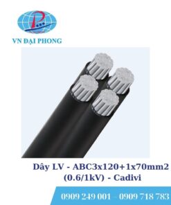 Dây cáp điện Cadivi LV - ABC3x120+1x70mm2 (0.6/1kV)