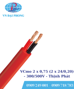 Dây cáp điện Thịnh Phát VCmo 2 x 0,75 (2 x 24/0,20) - 300/500V