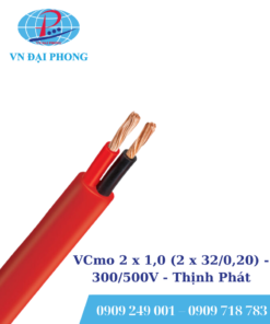 Dây cáp điện Thịnh Phát VCmo 2 x 1,0 (2 x 32/0,20) - 300/500V