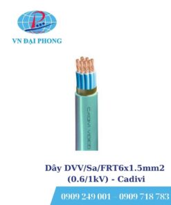 Dây cáp điện Cadivi DVV/Sa/FRT6x1.5mm2 (0.6/1kV)