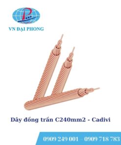 Dây cáp điện Cadivi đồng trần C240mm2