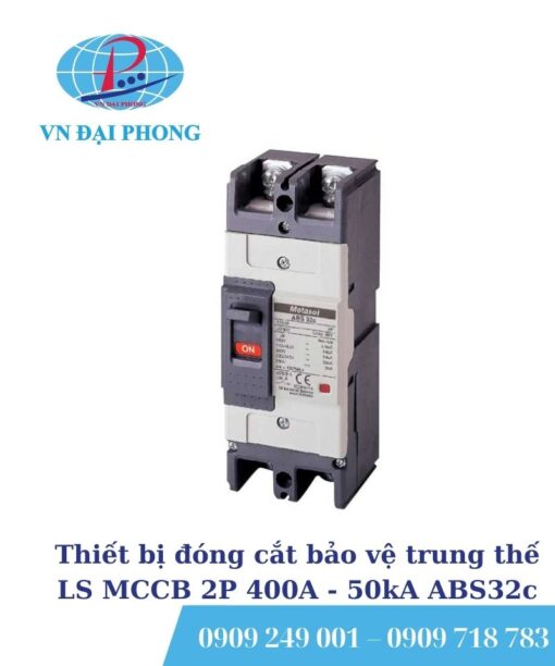 Thiết bị đóng cắt bảo vệ trung thế LS MCCB 2P 400A 50kA ABN402c