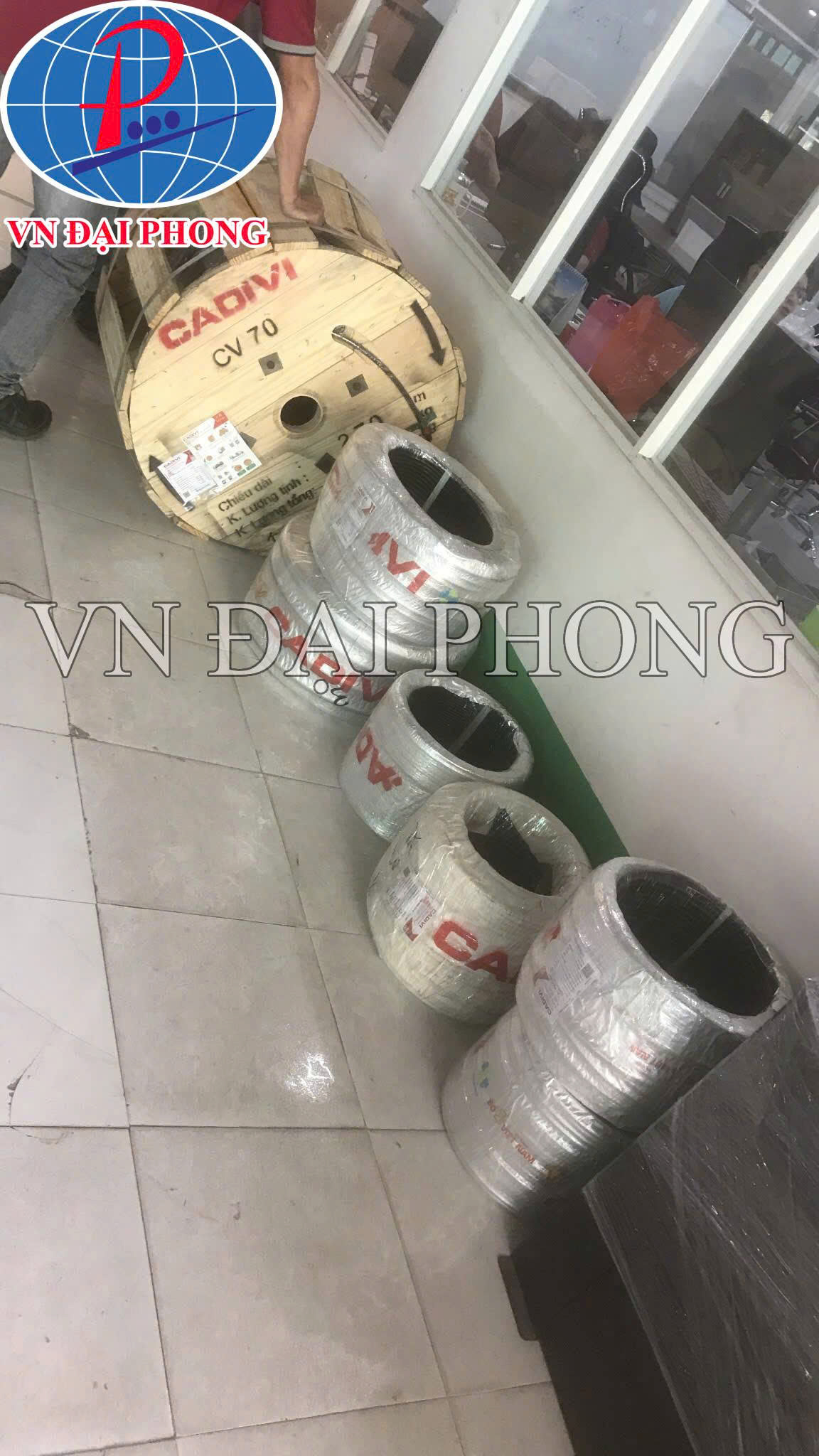 Dây cáp điện Cadivi CE/FRT-LSHF95mm2 (450/750V)