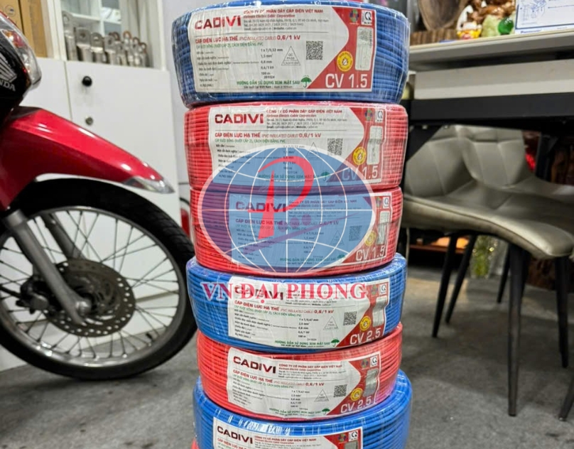 Dây cáp điện Cadivi CVV4x3.5mm2 (0.6/1kV)
