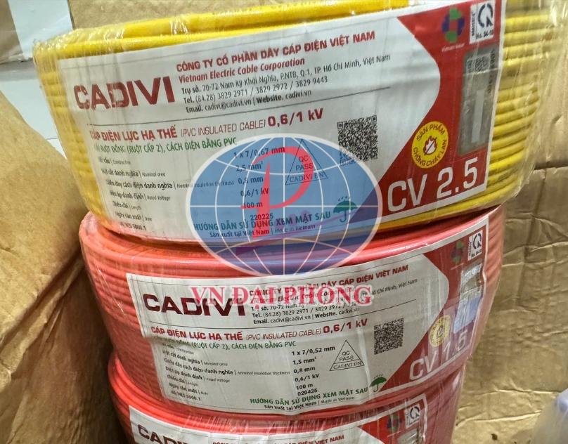 Dây cáp điện Cadivi CX1/WBC240mm2-12.7/22(24)kV