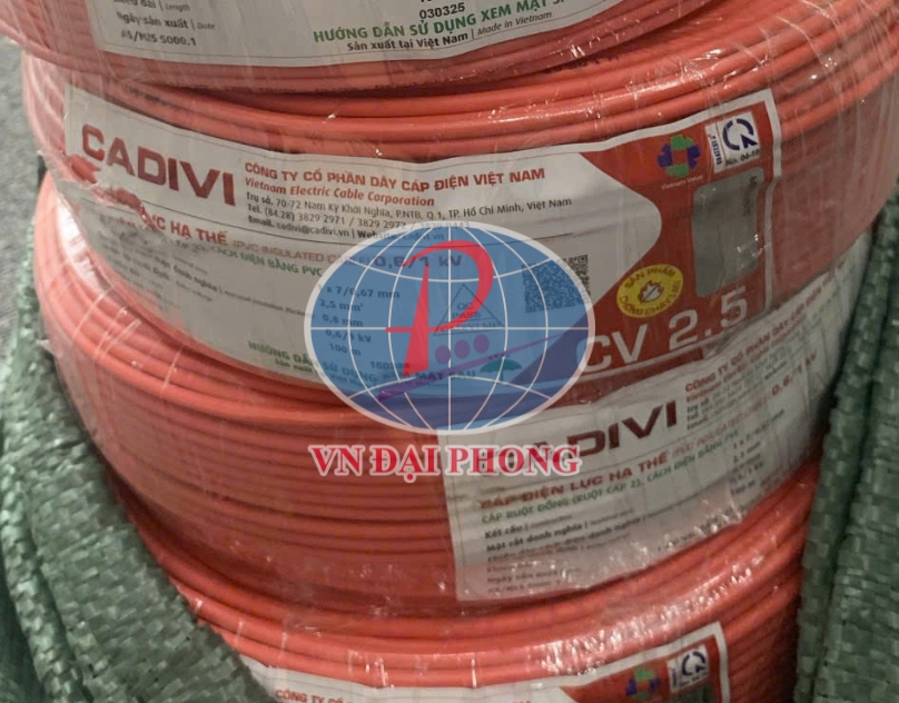 Dây cáp điện Cadivi CXV/FRT1x6mm2 (0.6/1kV)