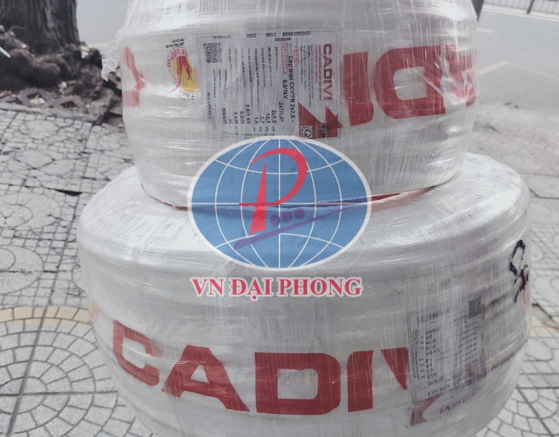 Dây cáp điện Cadivi CXV/FRT2x400mm2 (0.6/1kV)