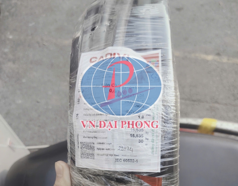 Dây cáp điện Cadivi DU-CV2x22mm2 (0.6/1kV)