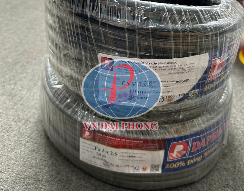 Dây cáp điện Daphaco CV 2 - 0,6/1kV