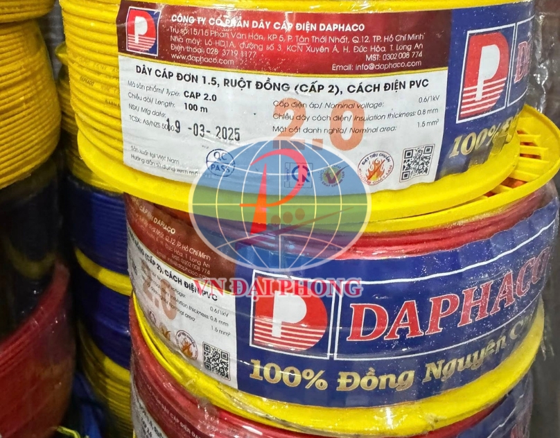 Dây cáp Daphaco Fa 4 x 1,5 - 300V