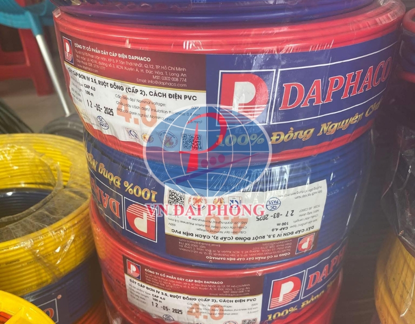 Dây cáp Daphaco Fa 4 x 2,5 - 300V