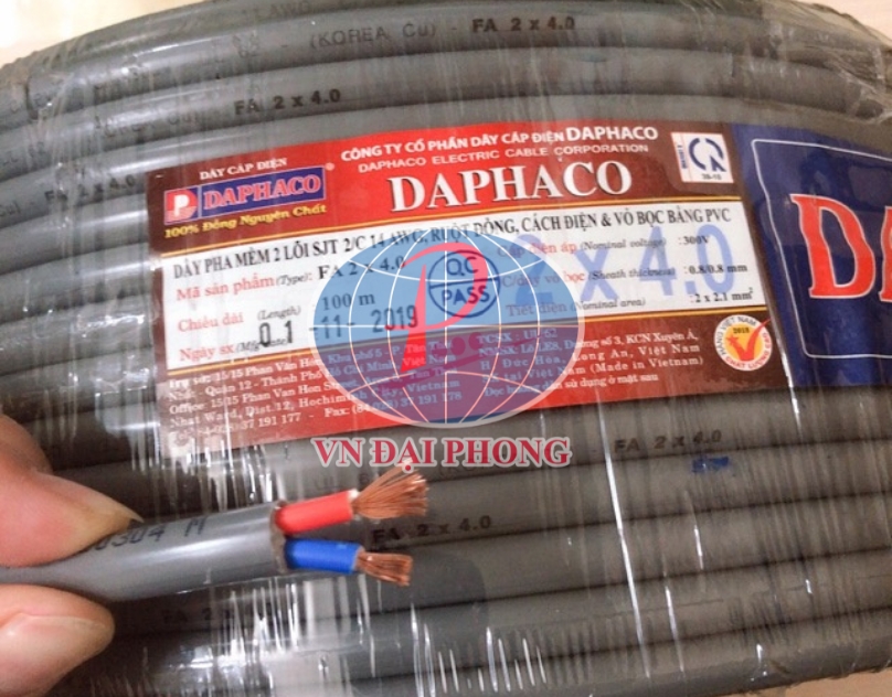 Dây cáp Daphaco LV - ABC 2 x 35 - 0,6/1kV