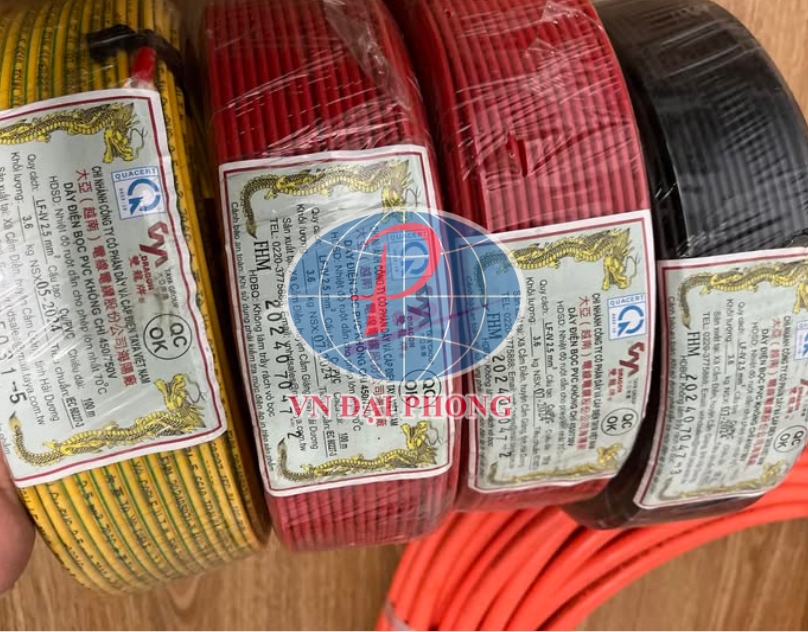 Dây cáp Taya CU/PVC/PVC (VV3+1) (3 x 240)+(1 x 185)