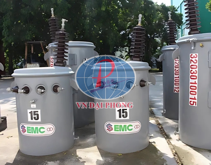 Máy biến áp dầu 1Pha EMC 15KVA 12.7/0.23KV -TCKT: 3370/EVN HCMC-KT
