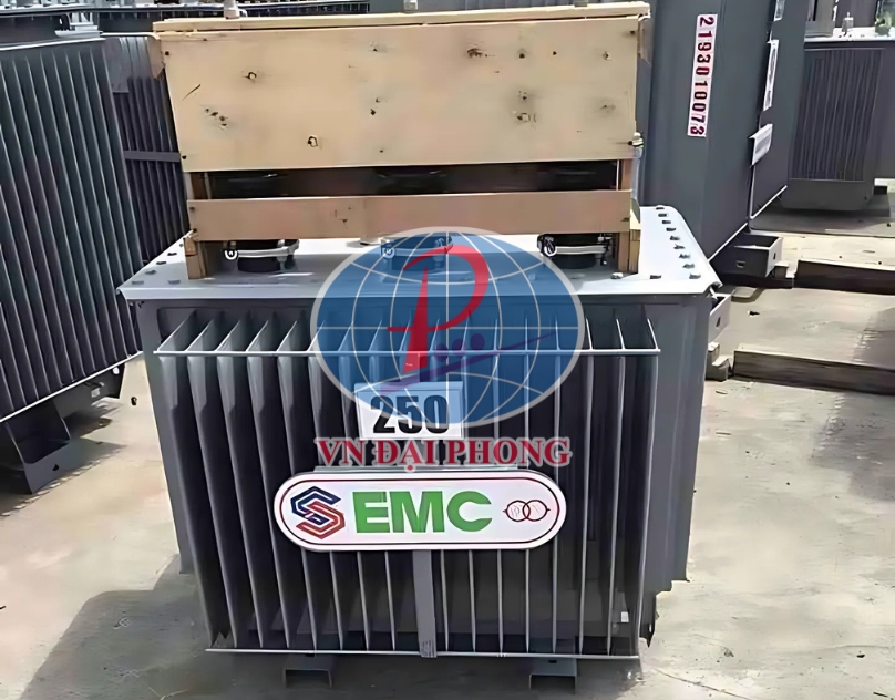 Máy biến áp dầu 3Pha EMC 250KVA 22/0.4KV TCKT: 3370/EVN HCMC-KT