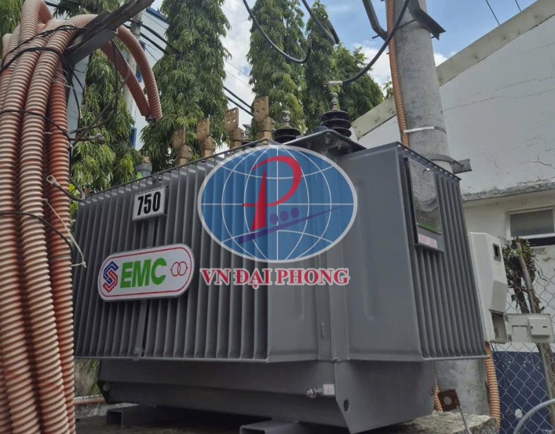 Máy biến áp dầu 3Pha EMC 750KVA 22/0.4KV TCKT: 3370/EVN HCMC-KT