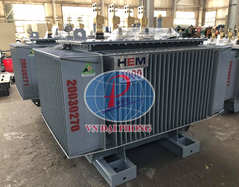 Máy biến áp dầu 3Pha HEM 1000KVA 22/0.4KV Amorphouse -TCKT: 107/QD-HĐTV