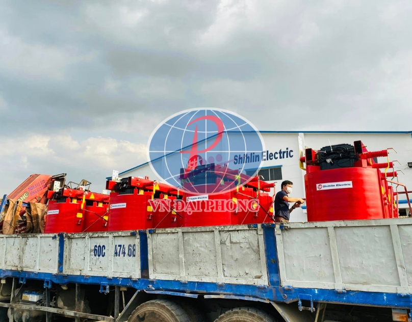 Máy biến áp khô SHIHLIN 3200kVA 22/04kV Al/Al
