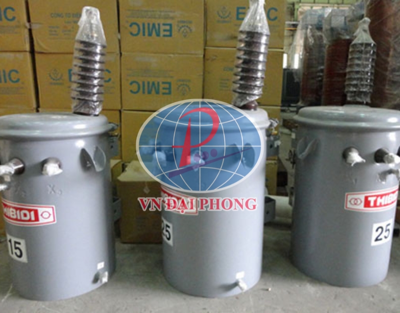 Báo giá Máy biến áp dầu 1 pha THIBIDI 25KVA 22/0.23KV Amorphous